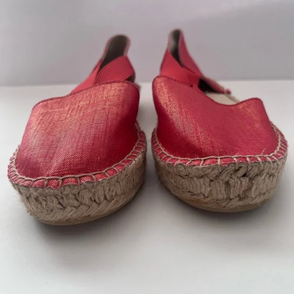 Kenneth Cole Reaction " Espa nol" Apricot Women's Espadrille Shoe Sandal Size 8M - Picture 5 of 7